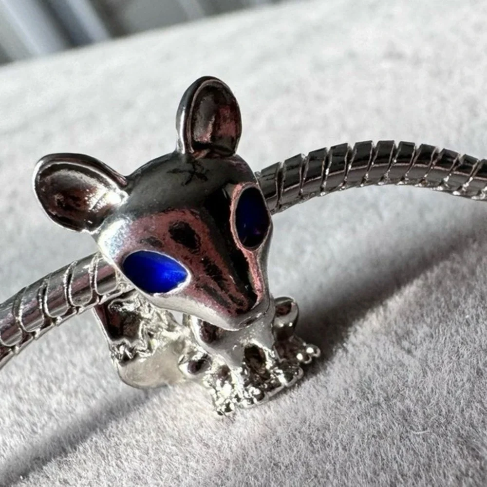 Blue Eye Fox‎ Charm fits PANDORA